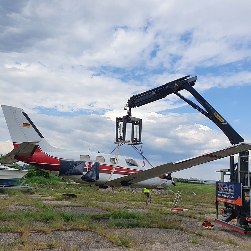 Bergung und Transporte von Flugzeugen